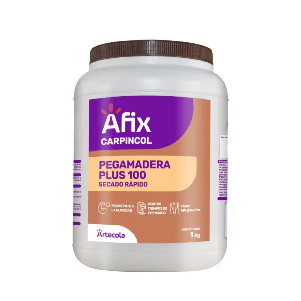 Adhesivo PVA Pega Madera Plus 100 1kg